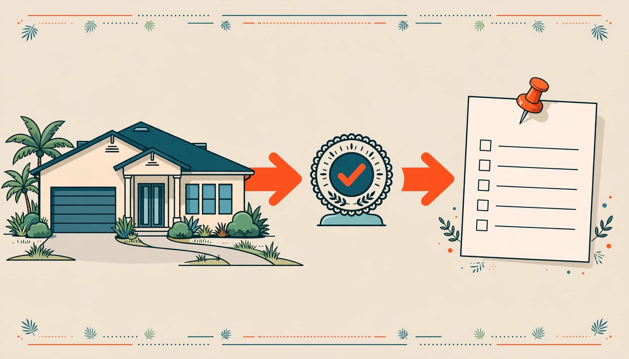 Completed home and approval paperwork for a certificate of occupancy